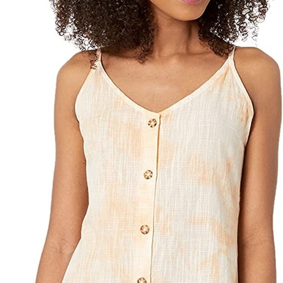 Roxy Wild Ties  Dress Apricot Ice Gone Ahead Stripe - Picture 2 of 6